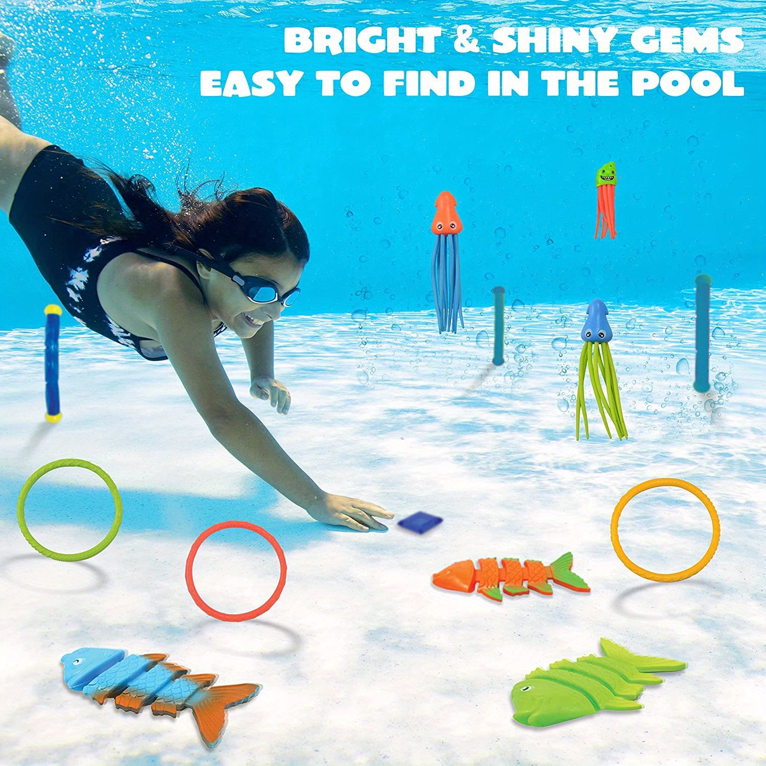 Piscine d'été jouets Matériel de jeu de l'eau de piscine jeu de la plongée  sous-marine fish des jouets pour enfants - Chine Jouet de plongée et  plongée prix