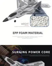 super large f22 remote control fighter four channel toy fixed wing glider aircraft model toy drone details 1