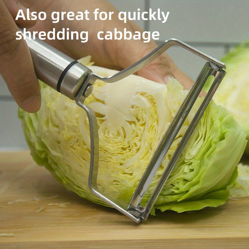 1pc Multifunction Stainless Steel Vegetable Cabbage Peeler Grater Cutter