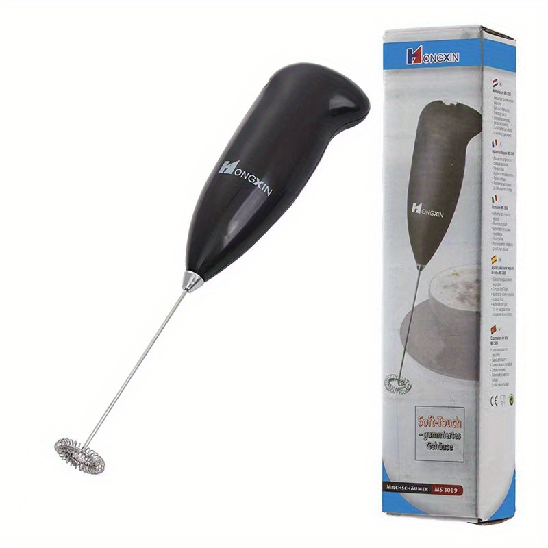 1pc Batidora eléctrica de mano para huevos, mini batidora de acero  inoxidable para café, leche y té, práctica herramienta de cocina para chefs  para batir la crema y mezclar - Temu Chile