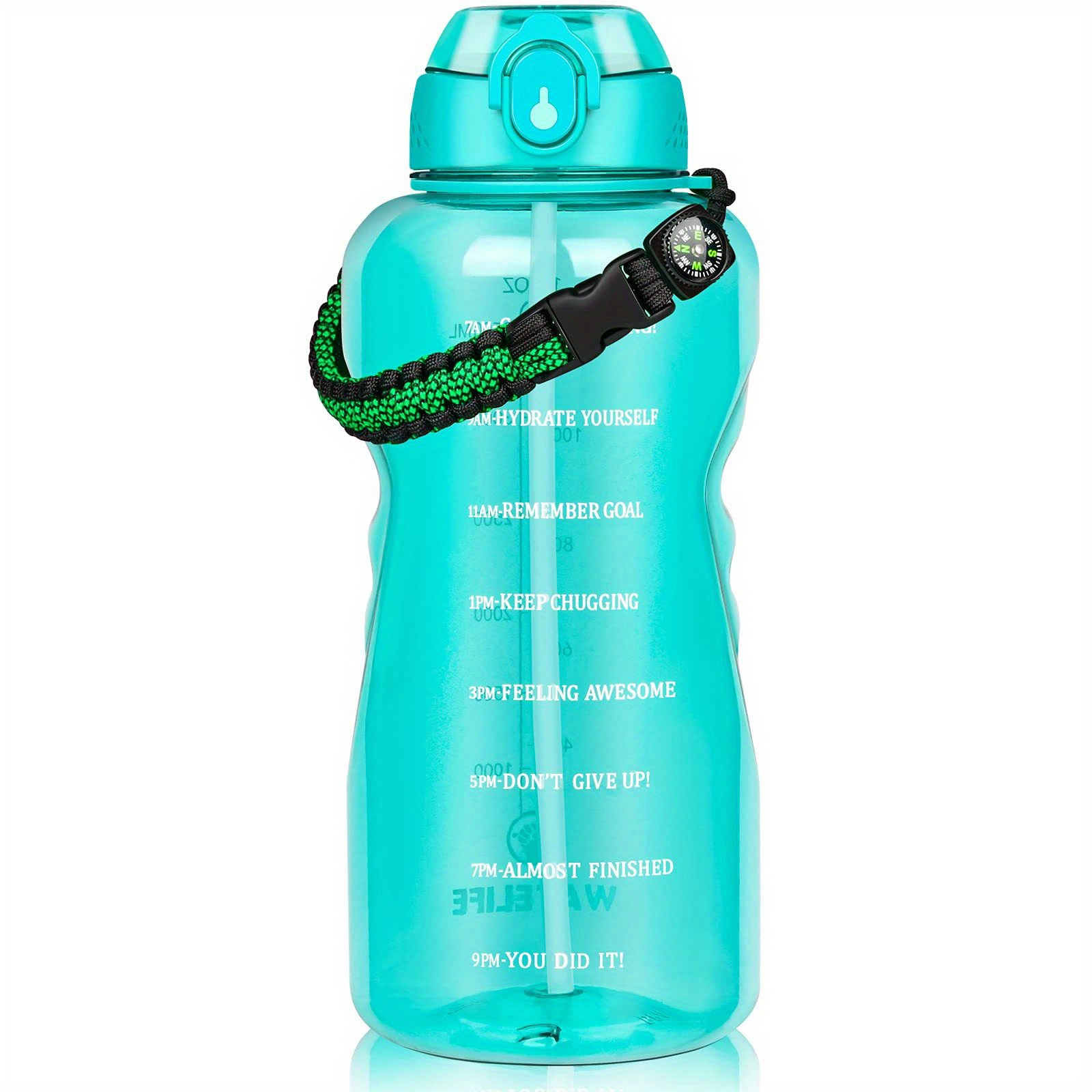 Motivational 1 Gallon Water Bottle With Time Marker And - Temu