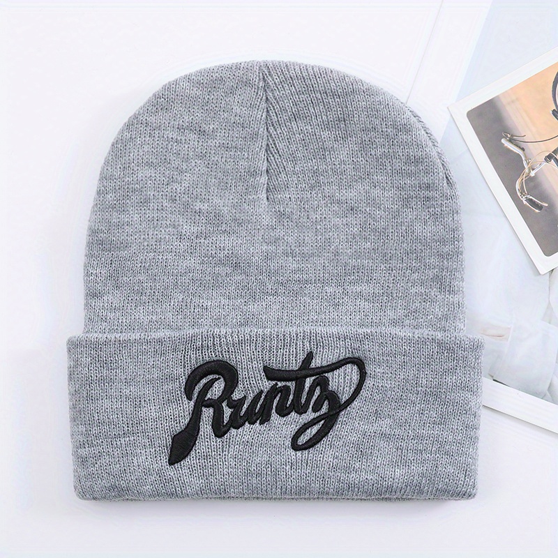Embroidered Cold Hat American Style Warm Ear Protect