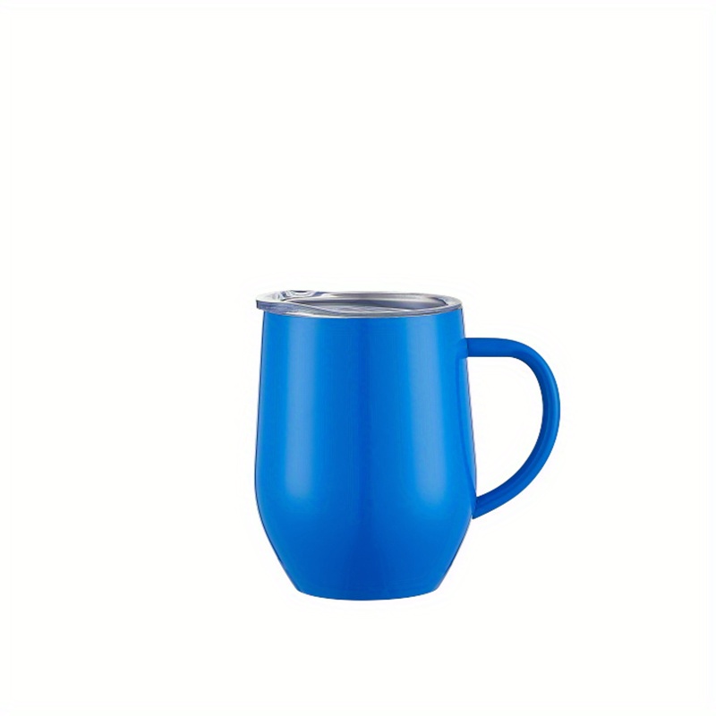 500ml Mug Large-capacity 304 Stainless Steel Coffee Milk Cup With Lid  Removable Washing Simple Office Insulated Water Cup