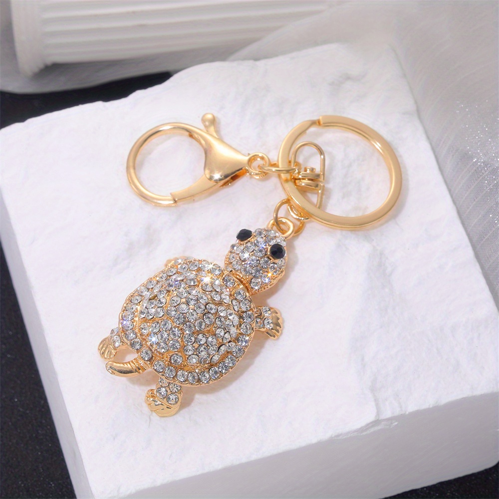 Rhinestone Perfume Bottle Shape Keychain Rhinestone Koala Turtle