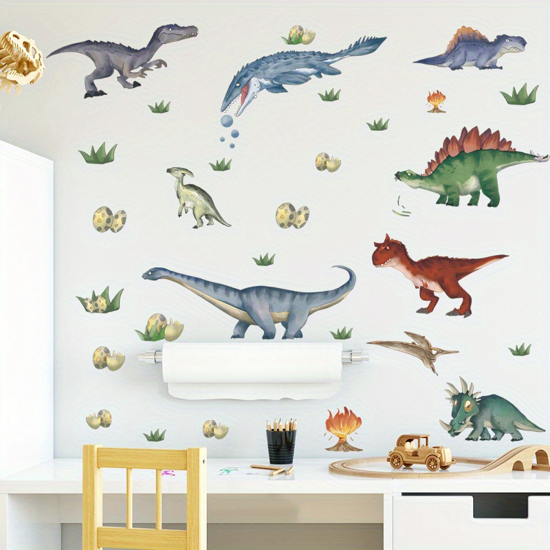 Different Dinosaurs Types Illustration Dinosaur Poster for Kids Room Dino Pictures Bedroom Dinosaur Decor Dinosaur Pictures for Wall Dinosaur Wall Art