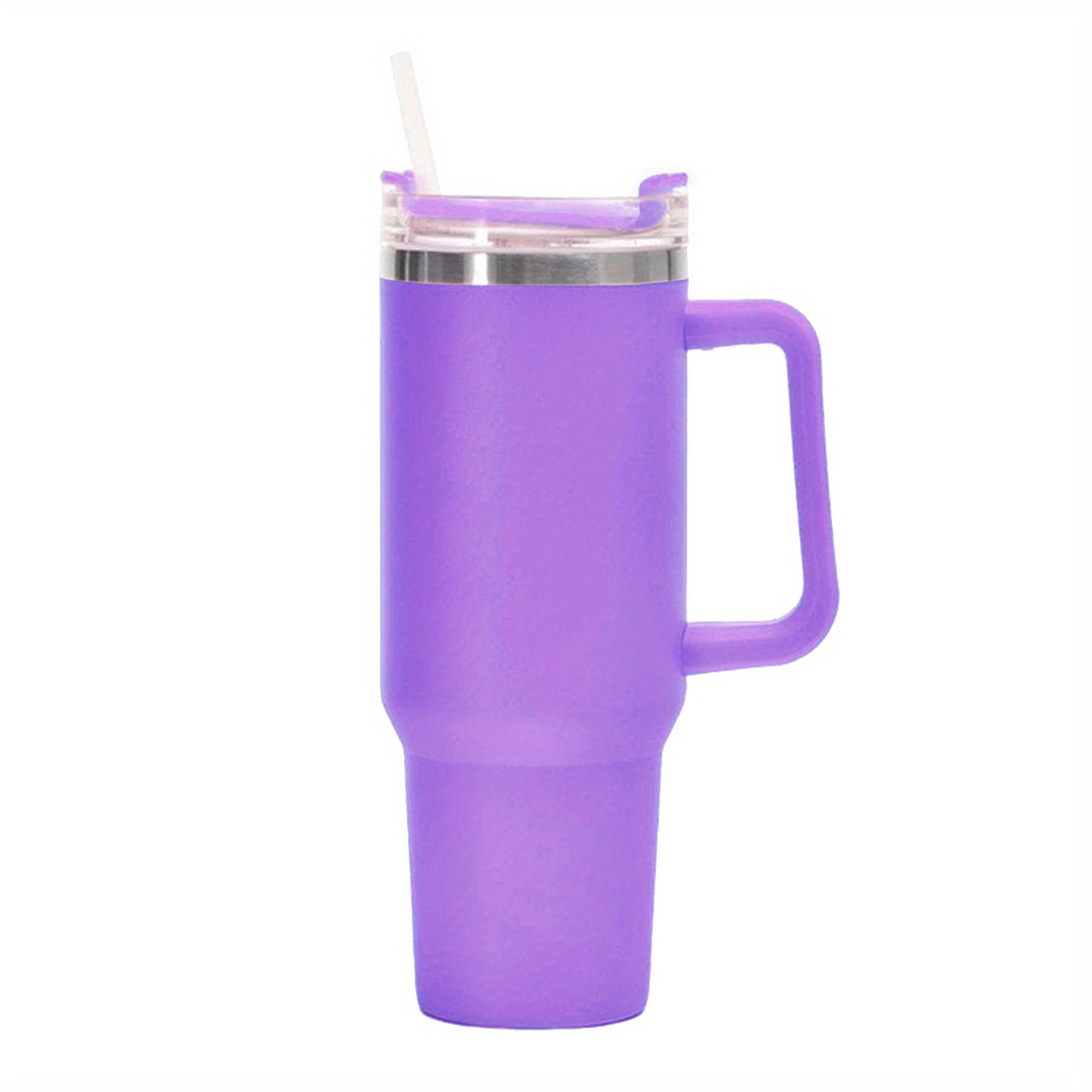 Stainless Steel Straw Cup Thermocooler Vacuum Handle - Temu