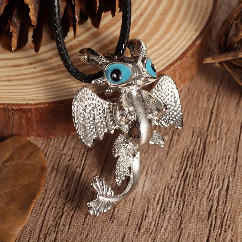 Customized Knight Toothless Dragon Pendant Necklace