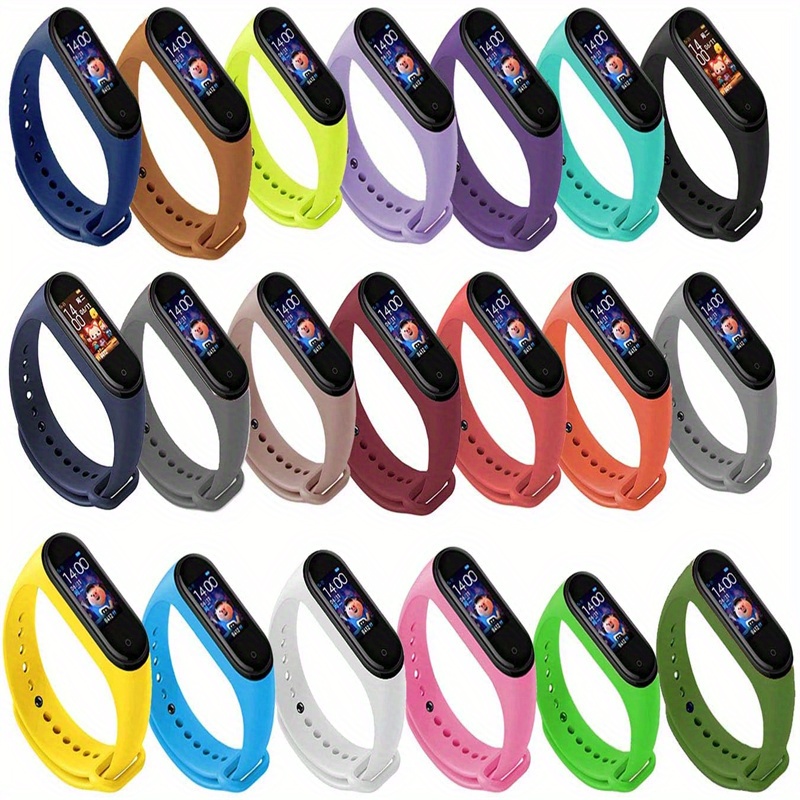 Mi Band 6 7 Strap for Xiaomi Mi Band 5 Bracelet Silicone Correa Sport  Wristbands Pulseira Translucent Opaska Miband 7 Strap