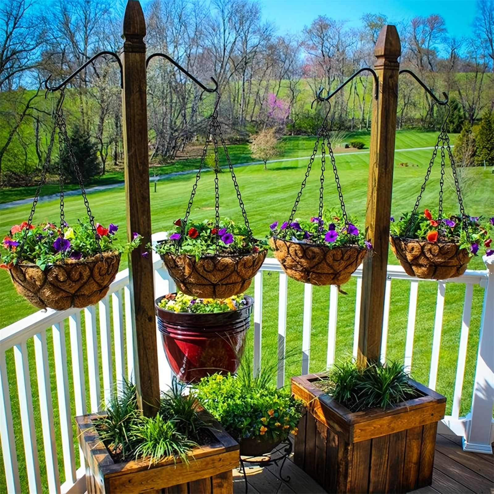 Hanging Chains For Hanging Flowerpots Practical Hanging Rope - Temu