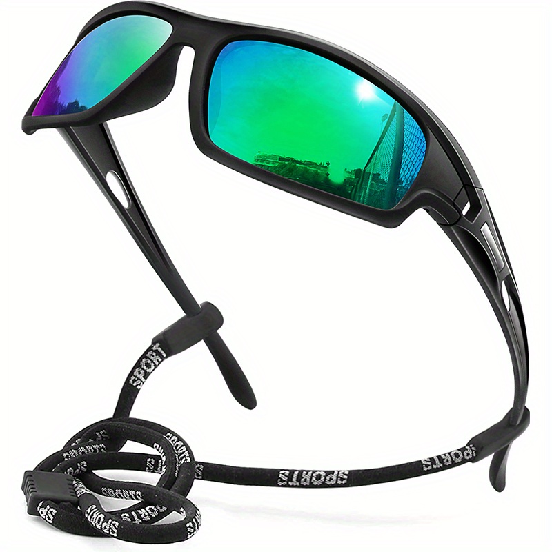 Sports Polarized Sunglasses For Men Cycling Driving Fishing 100% UV Protection