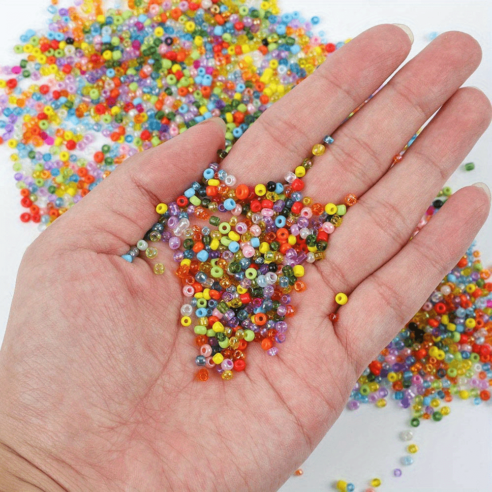 24000pcs 2mm 24 colori perline di semi di vetro per braccialetti per  gioielli kit di produzione