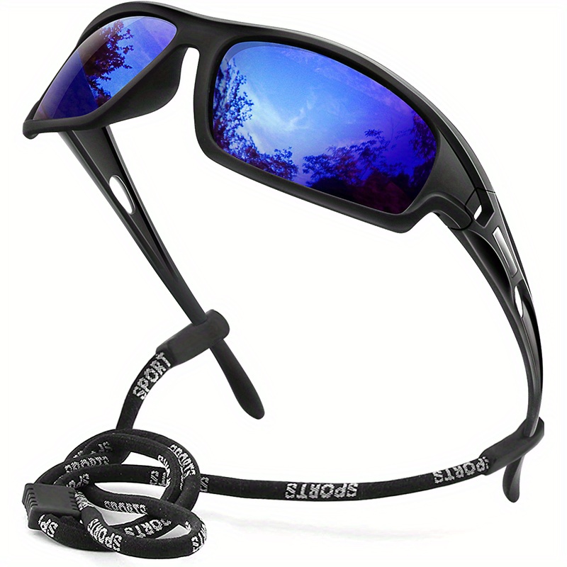 Mens Sport Sunglasses Polarized for Outdoor Biking Driving Fishing UV  Protection 