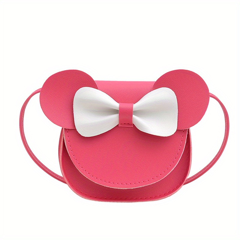 Kids Bow Backpack Messenger Bag Coin Purse Girls Mini Backpack
