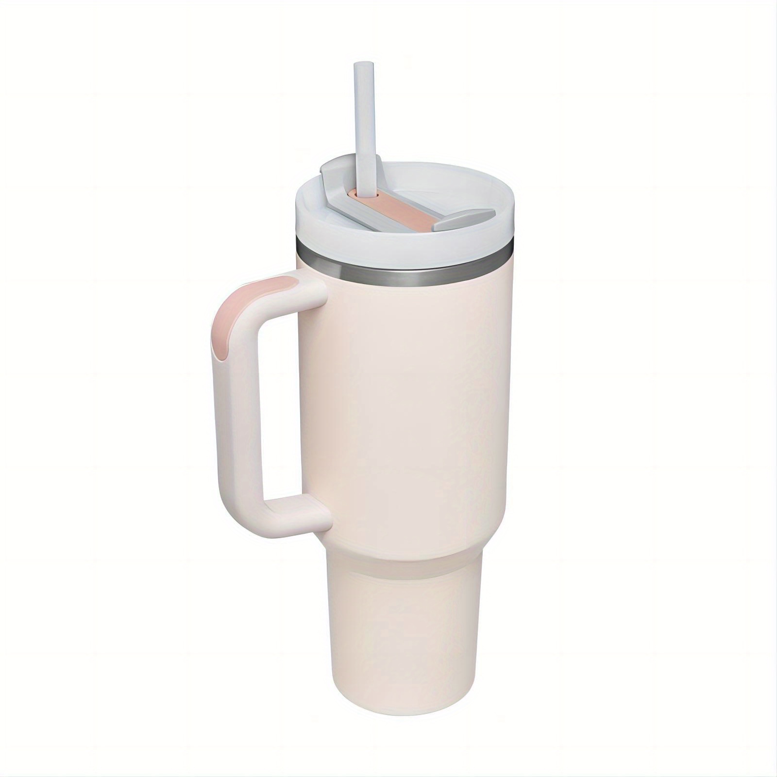 Handle Insulated Cup- Tan (40oz) – The Silver Strawberry