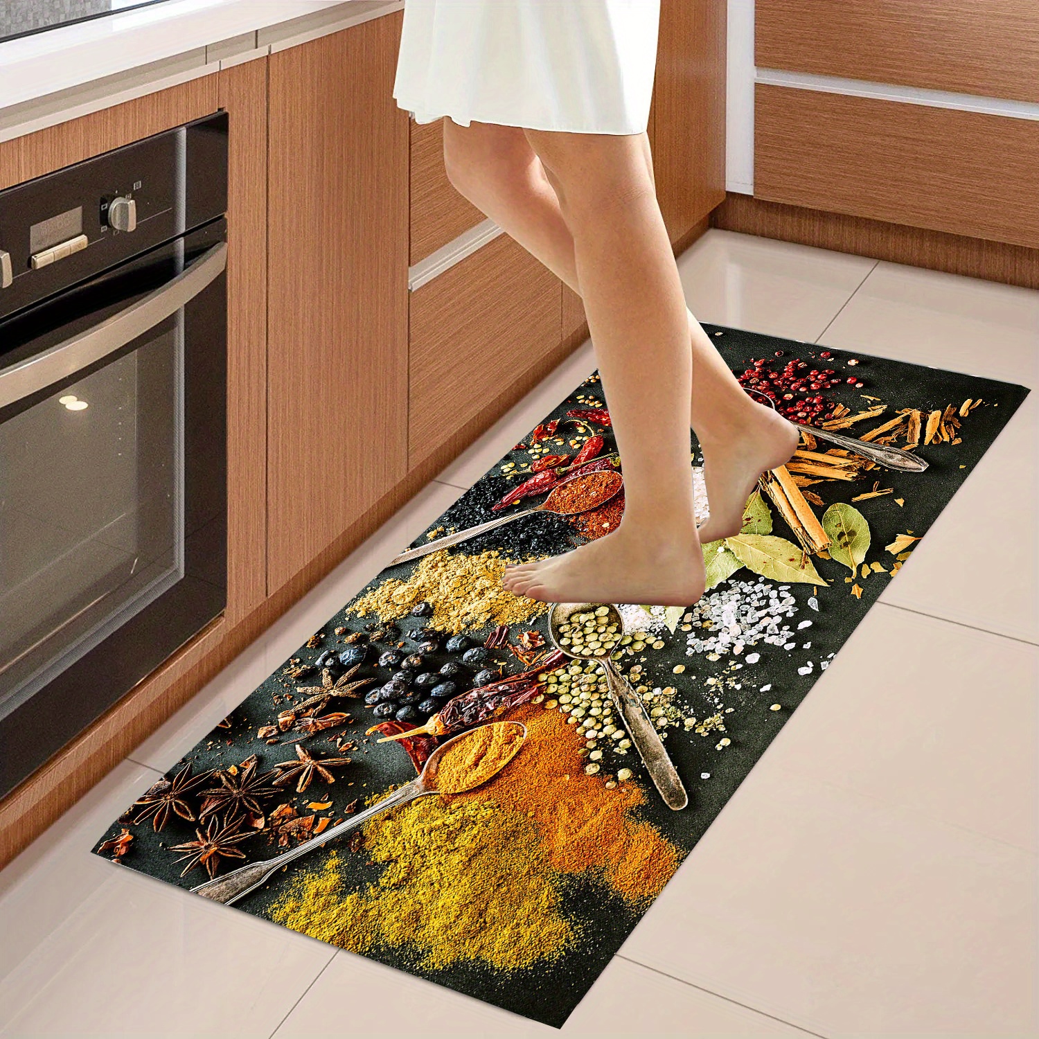 Colorful Kitchen Rug, Non-slip Kitchen Mat Waterproof Kitchen Rugs Runner Cushioned  Kitchen Floor Mat Carpet Comfort Standing Mats - Temu