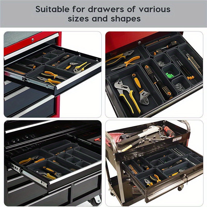 Interlocking Plastic Drawer Organizers 3 Sizes Office - Temu New Zealand