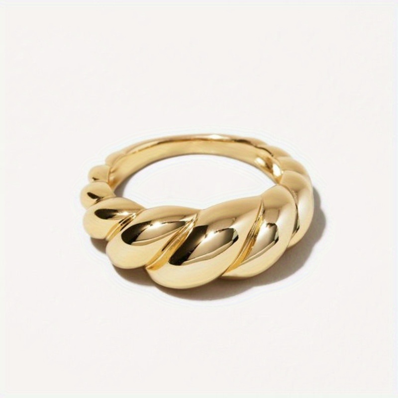 Chunky Dome Ring Men's Personality Band Ring, Suitable For Women