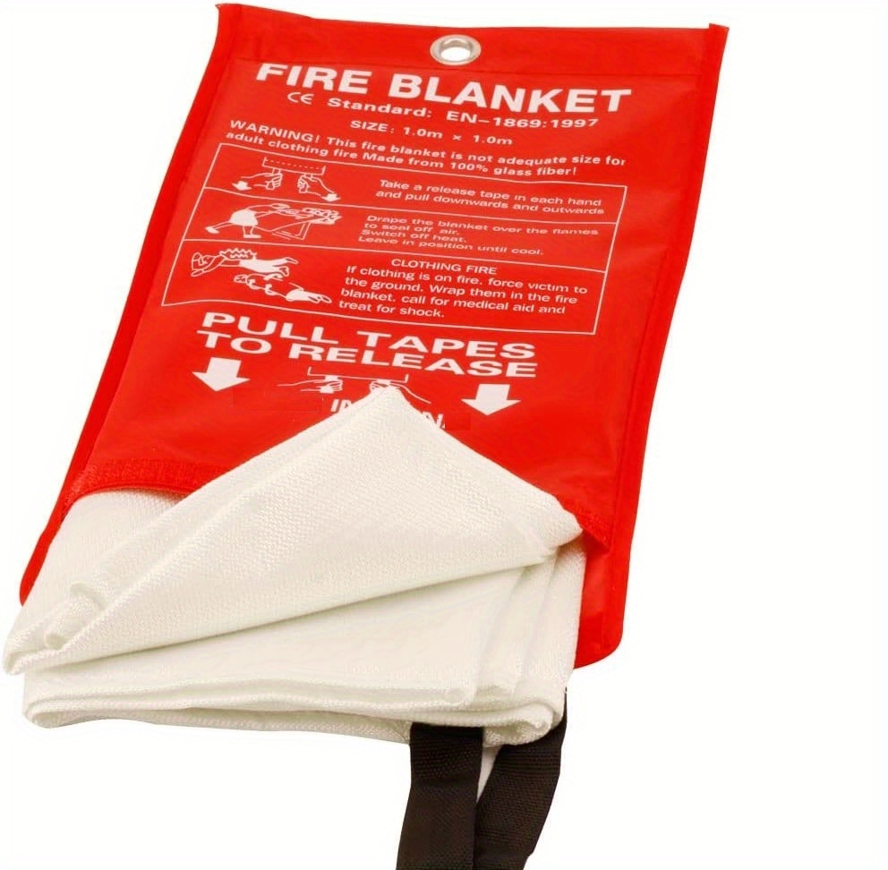 1 Set of Outdoor Fireproof Blanket Portable Fire Retardant Blanket Camping  Fire Resistant Mat