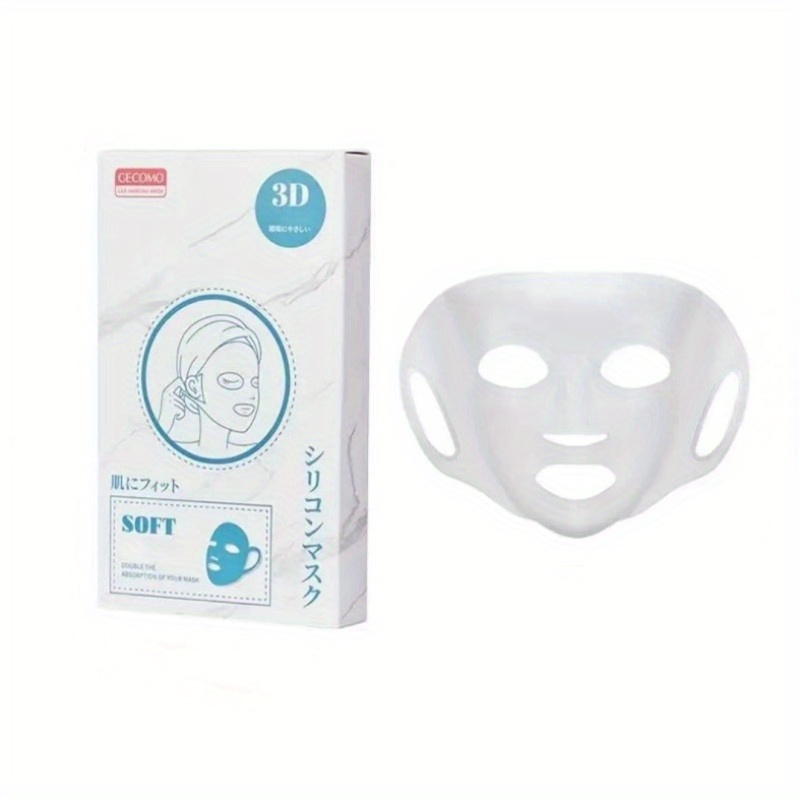 Reusable Silicone Facial Mask Cover Moisturizing Wet - Temu