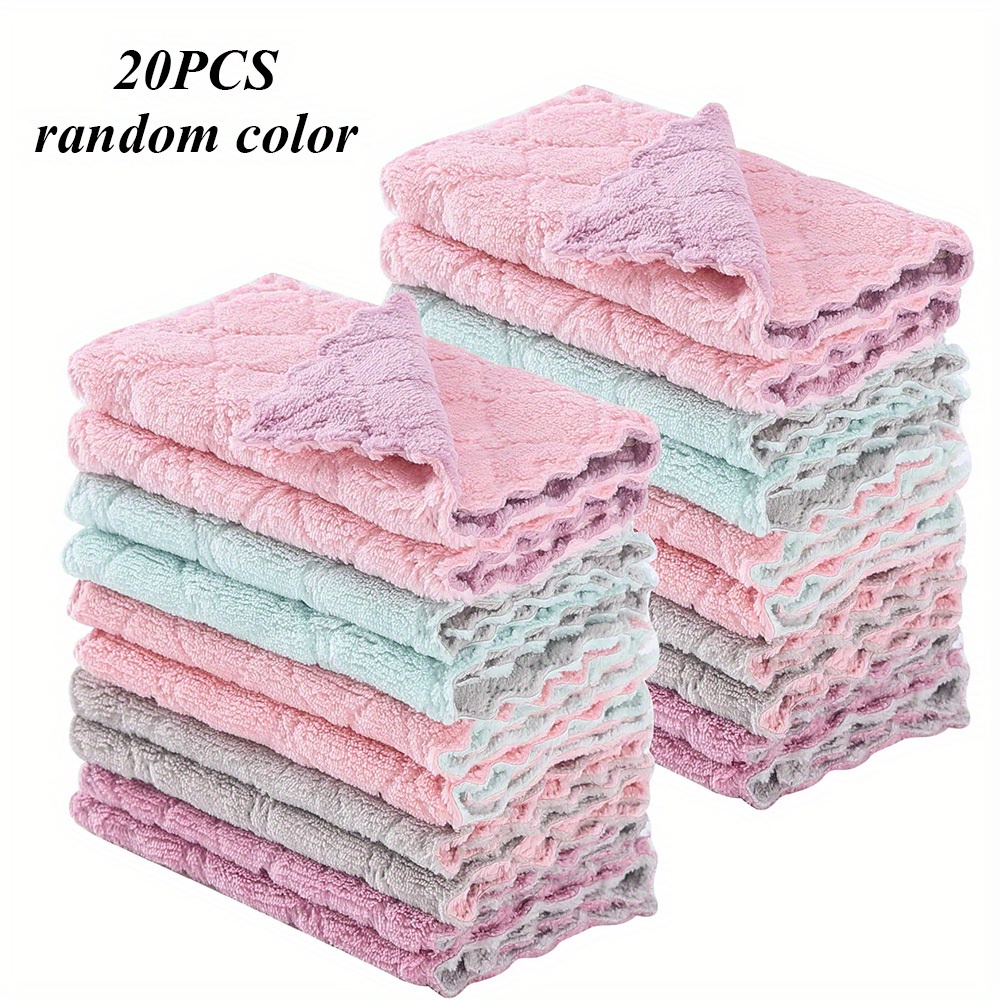 Dish Cloth, Natural Cotton Tidy Dish Cloths Rags, Weave Kitchen Towels And  Dishcloths Sets, Soft And Absorbent Hand Towel Wash Towels, Kitchen  Supplies - Temu