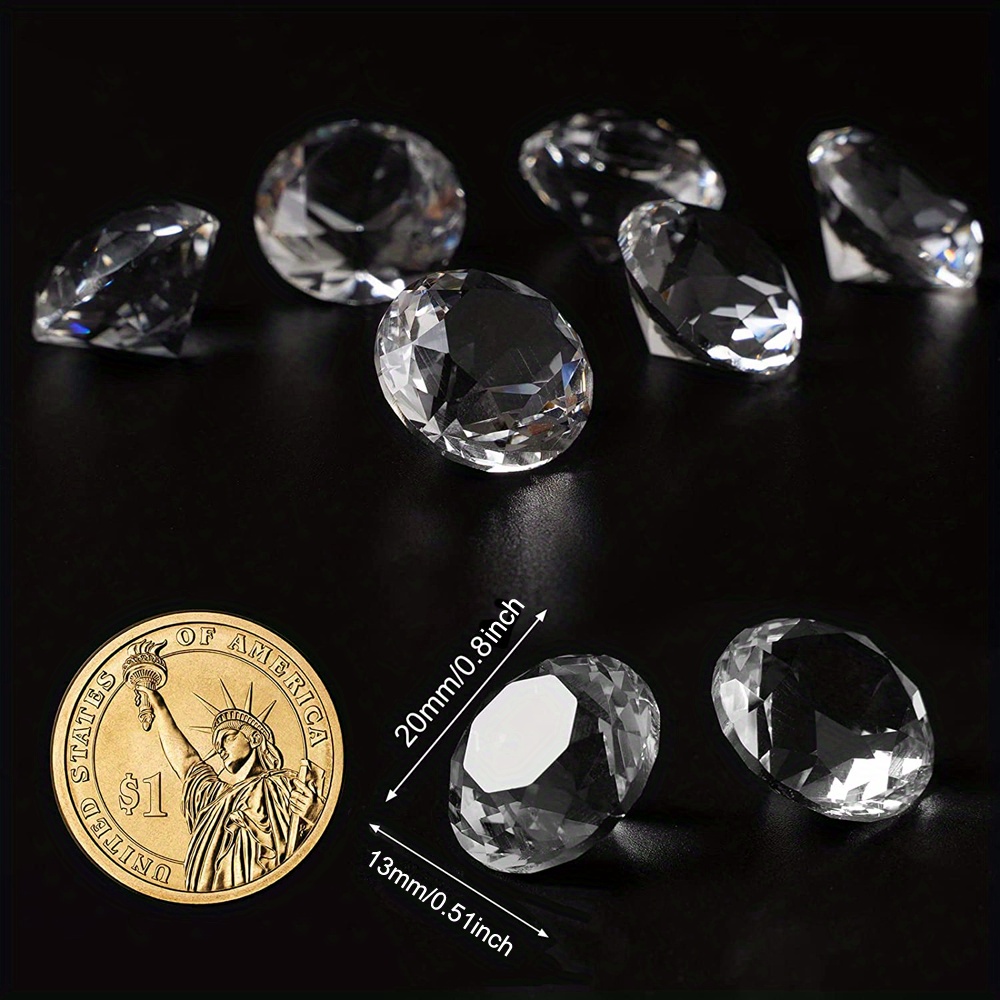 Zerodis Faux Diamonds Fake Crystals Acrylic Gems India