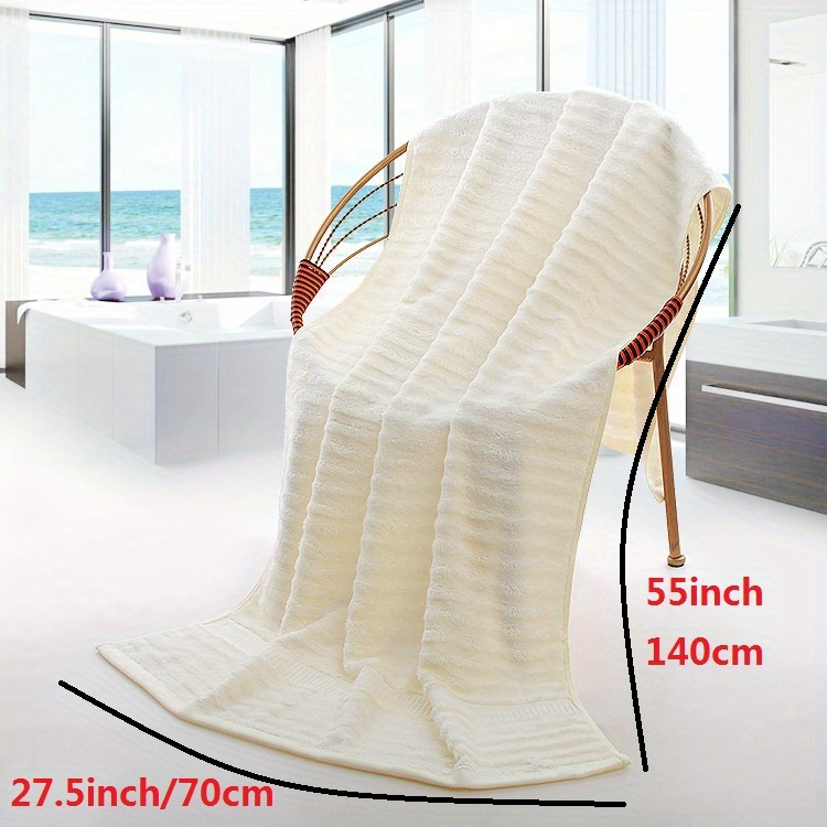 Soft Absorbent Bamboo Bath Towels Perfect For Hiking Camping - Temu