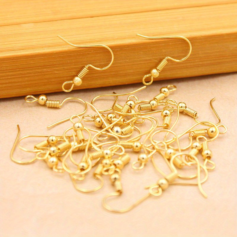 304 Stainless Steel Earring Hooks Ear Wire Horizontal Loop - Temu