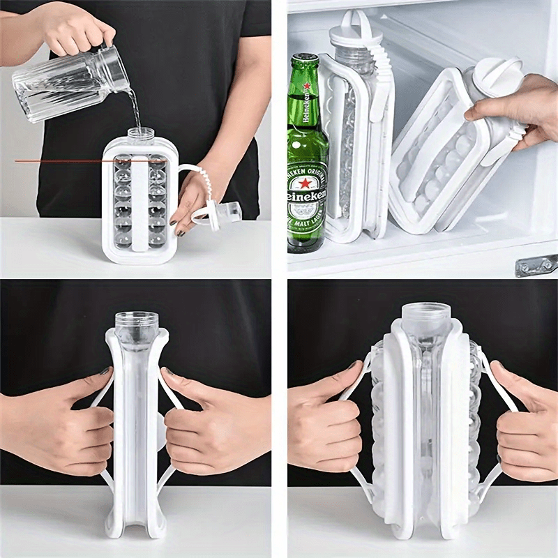 Silicone Collapsible Ice Ball Jug Ice Cube Trays 1 Portable - Temu