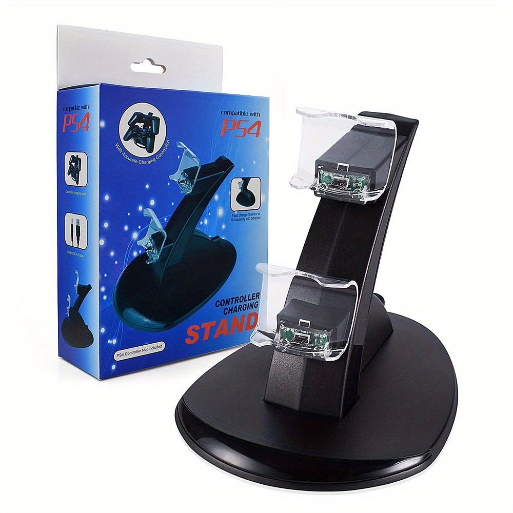 Ps4 Controller Charger Dual Usb Ps4 Charging Dock Station - Temu