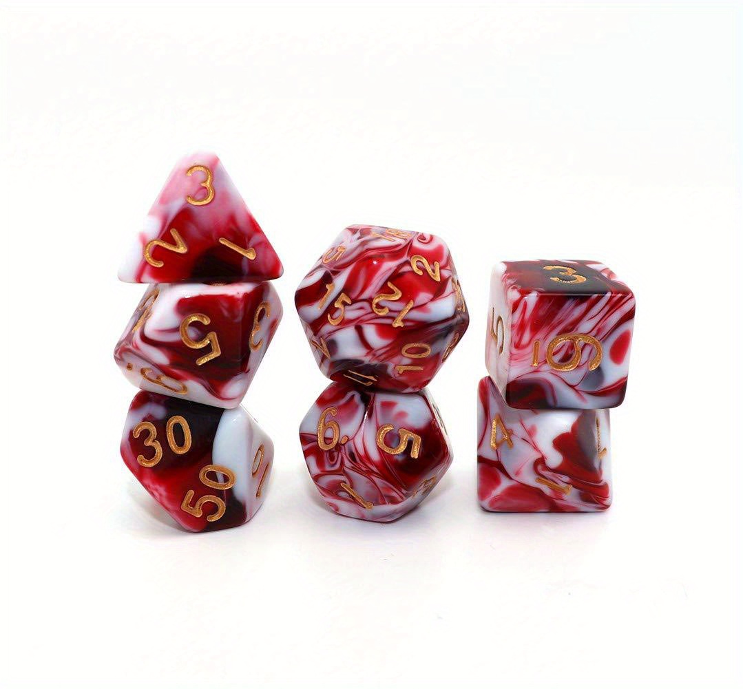 Handmade Malachite Gemstone Dice Set Collection Jade Dices For Dungeons & Dragons Back To School Teacher Gift Ideas