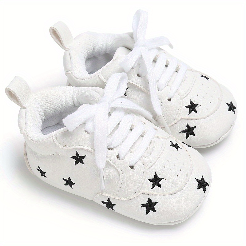 Adorable Star-Shaped Lace-Up Sneakers For Baby Boys - Assorted Colors!