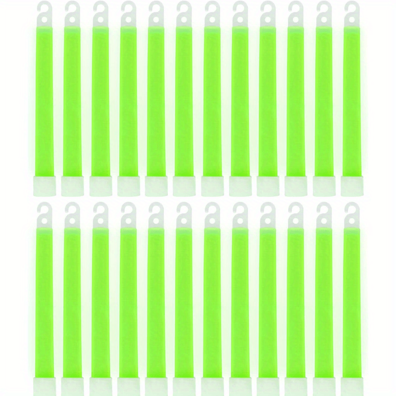 12 Hour Ultra Bright 6 Green Glow Sticks Camping Parties & More