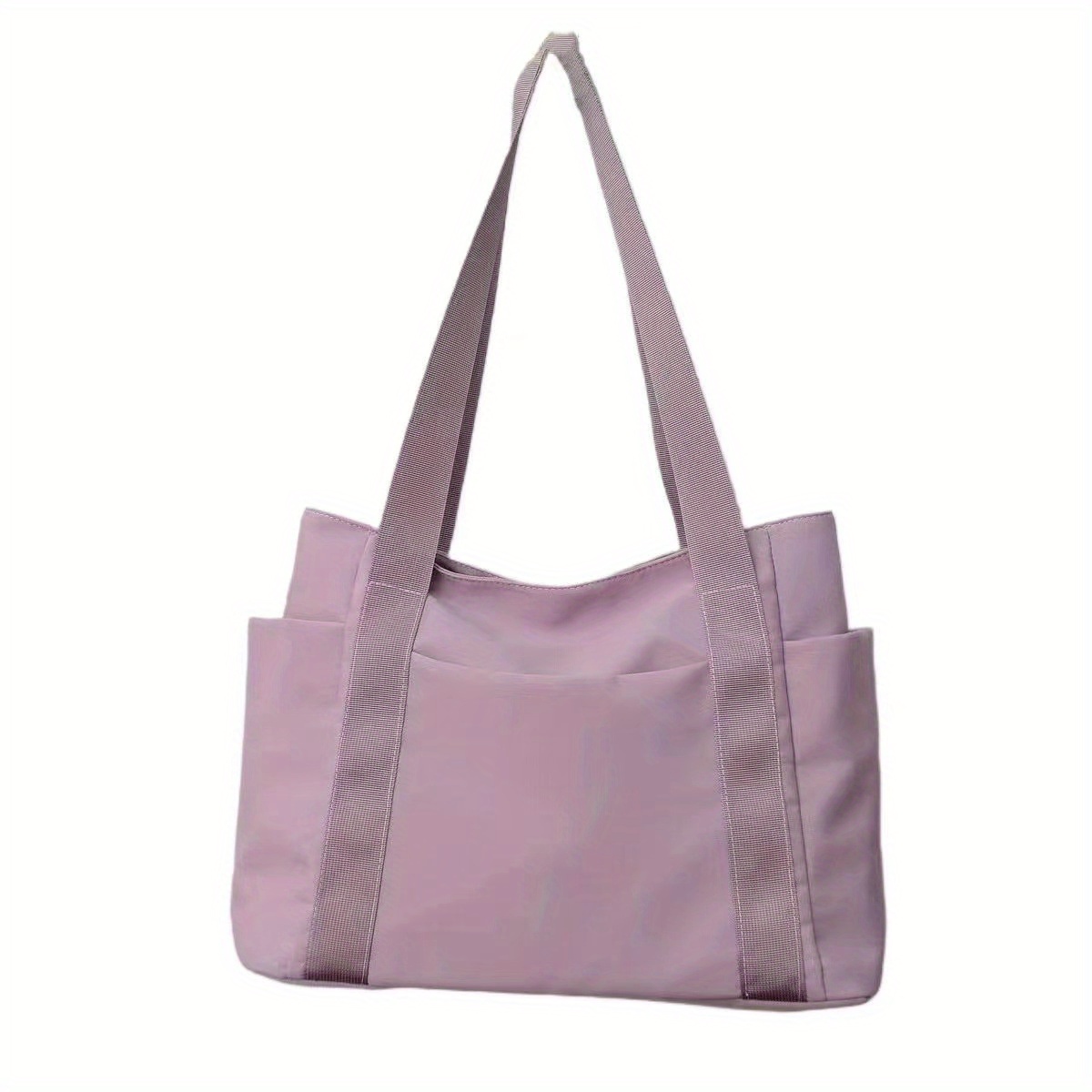Large Capacity Nylon Tote Bag Solid Travel Storage Bag