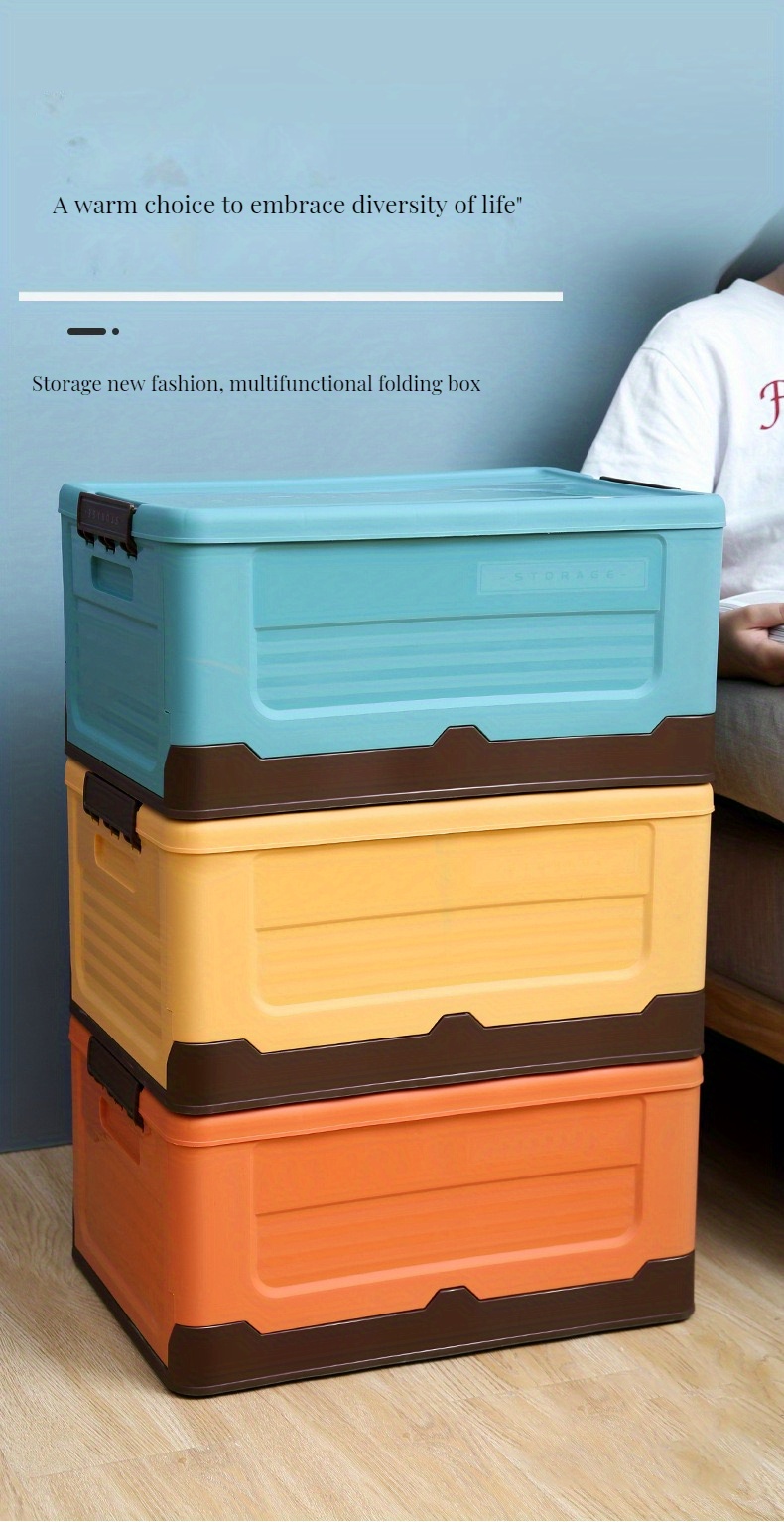 Foldable Book Storage Box Convenient And Stylish Way To - Temu