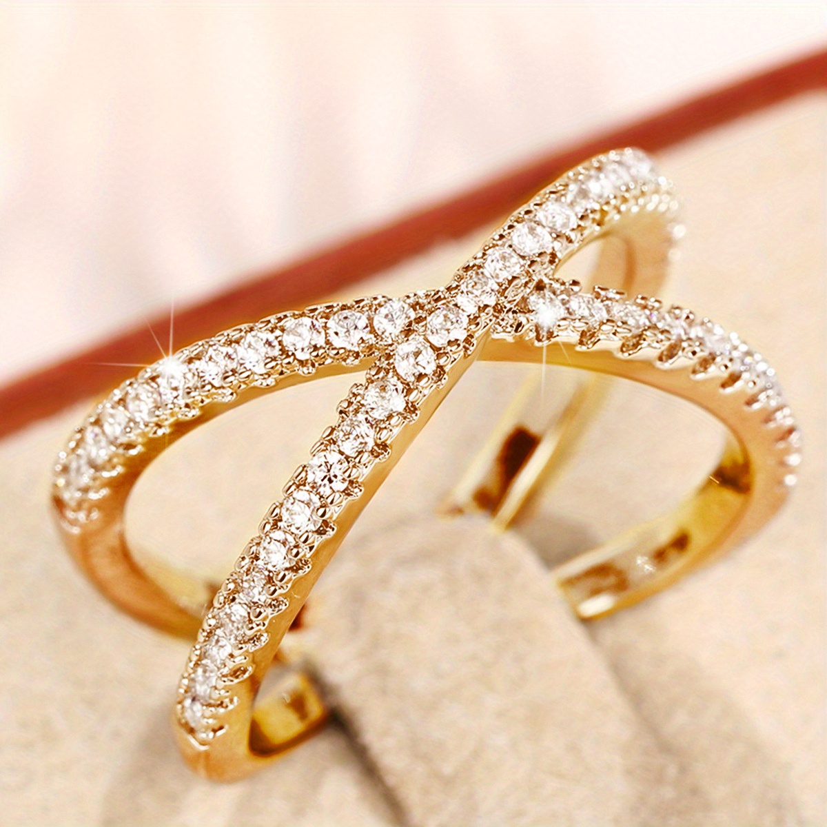 Gold ring hot sale cross design