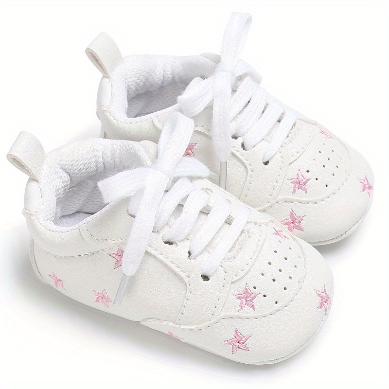 Adorable Star-Shaped Lace-Up Sneakers For Baby Boys - Assorted Colors!