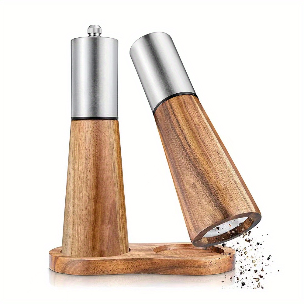 A Pepper Grinder Coarse Salt Grinder Spice Grinder Tableware - Temu