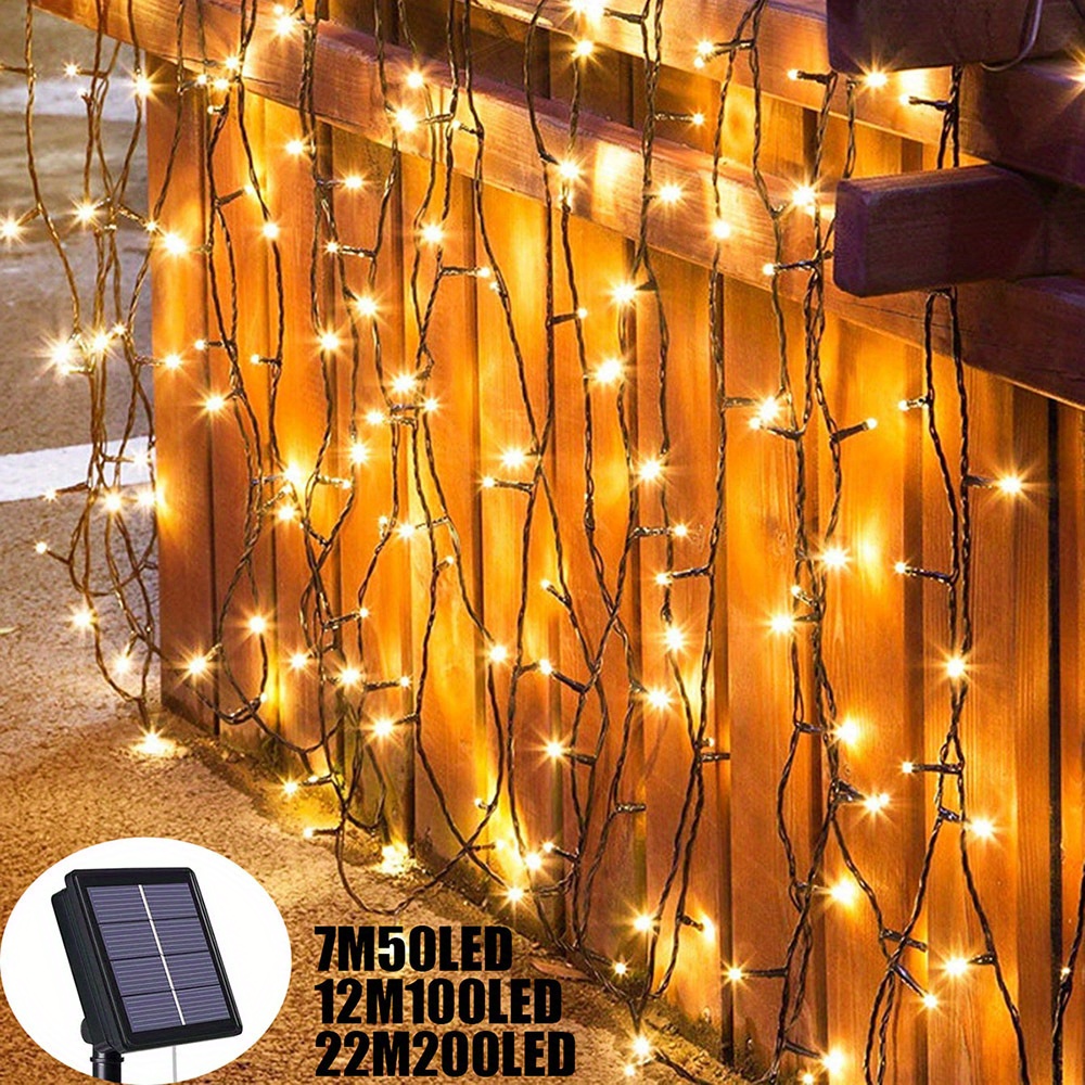 Solar String Lights Outdoor 200 Led Solar Fairy Lights Temu