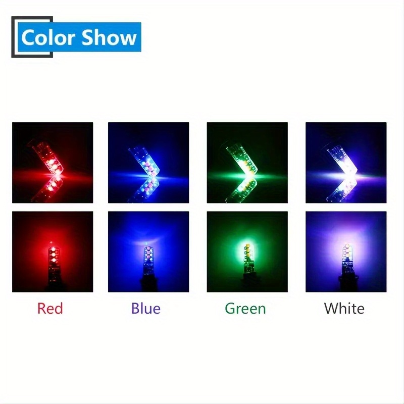 Remote controlled Colorful Rgb Led Headlight Bulbs: - Temu