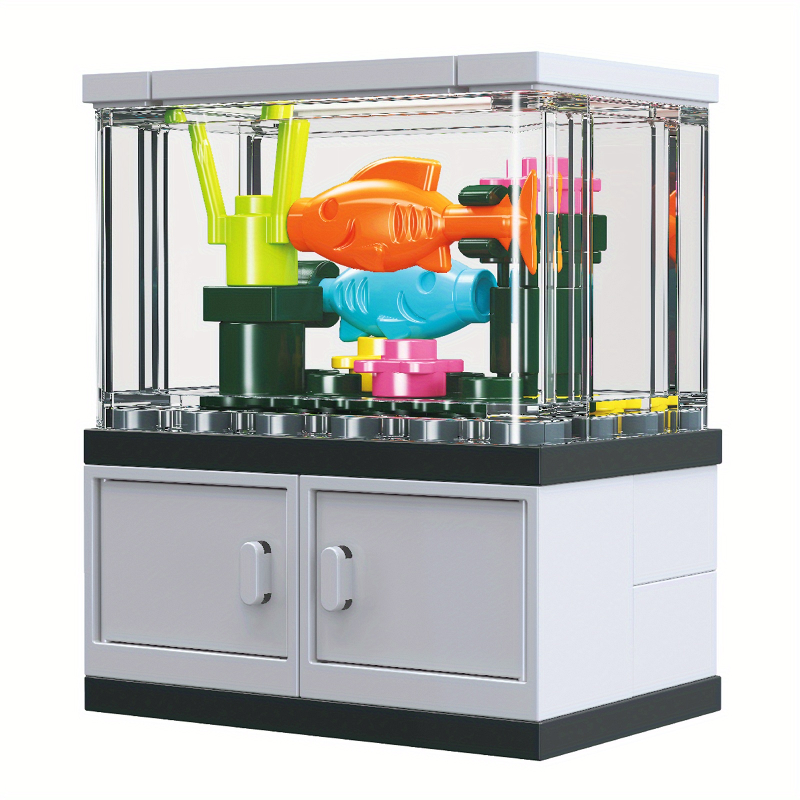 Aquarium Tank Building Blocks Set - Shapes for Free Assembly