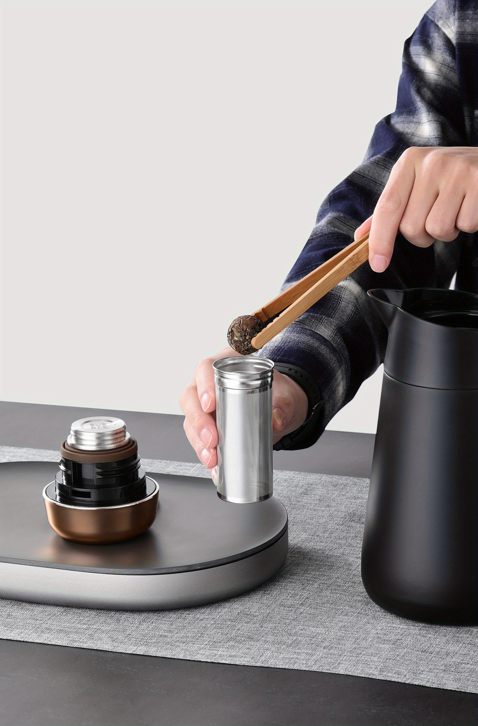 OHOM Leiph Self-Heating Teapot Set - Deep Navy - ShopStyle