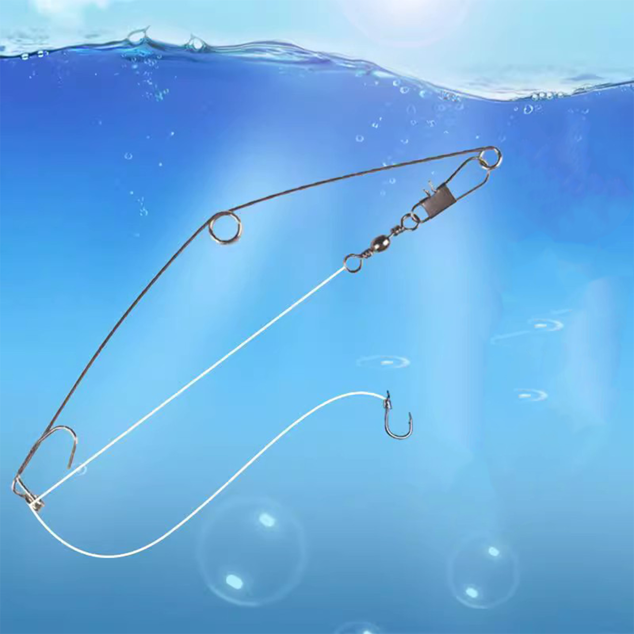 Effortlessly Catch Fish Automatic Spring loaded Fishing Hook