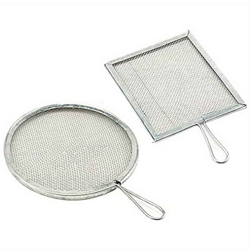 2pcs Set Stainless Steel Ceramic Glaze Filter Mesh Glaze Mud Glaze Mud