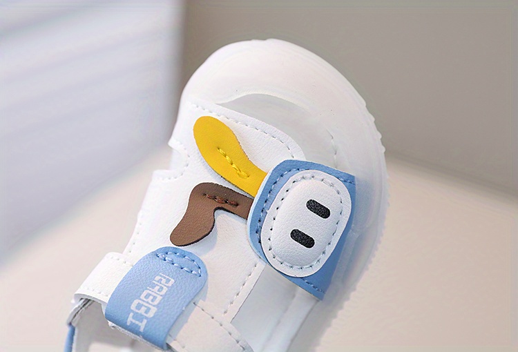 Baby Boys Girls Adorable Cartoon Hook Loop Sandals Led - Temu