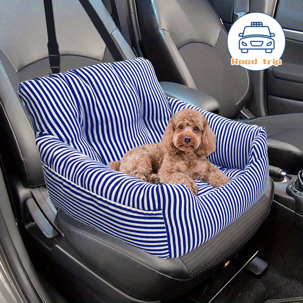 SSAWcasa Consola para perro, asiento de automóvil para perros pequeños,  asiento elevador de coche para mascotas, asiento elevador de auto para
