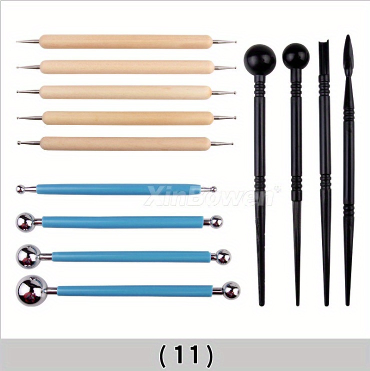 38 Piezas Herramientas de modelado de arcilla Set Ball Stylus