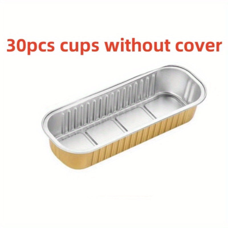 10PCS Reuseable Thick Aluminum Foil Cupcake Cups Air Fryer Pan Tray Baking  Cups