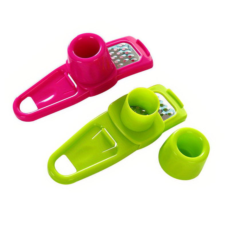 Colorful Stainless Steel Garlic Press And Ginger Cutter Easy - Temu
