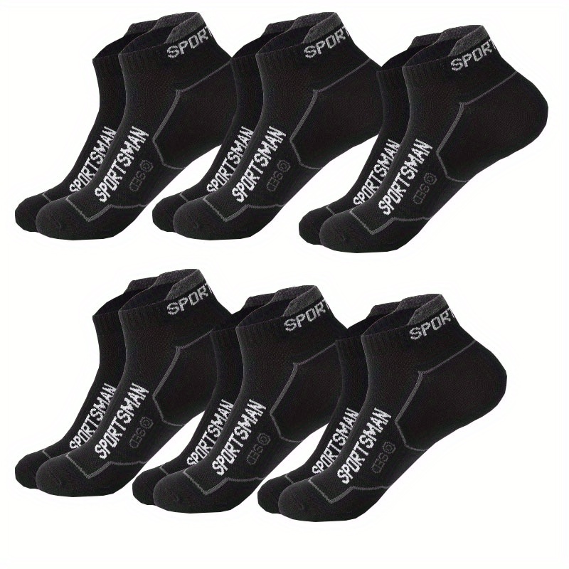 3 Pairs Men Athletic Running Socks Low Cut Sports Socks Breathable Casual  Socks