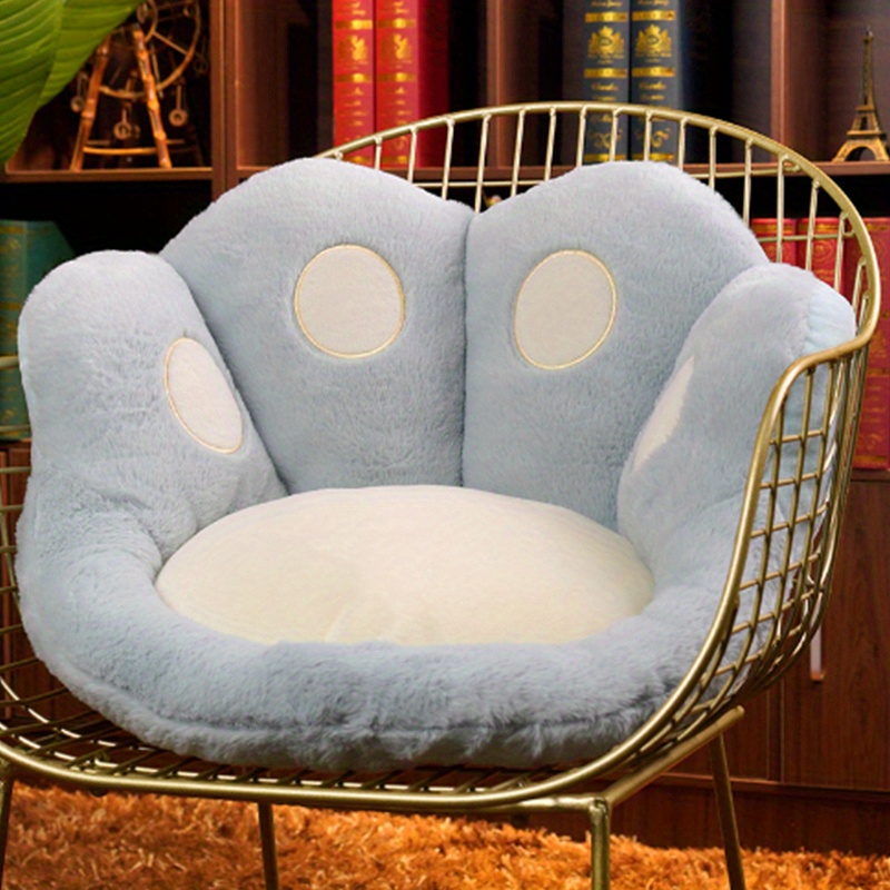 Cute Seat Cushion, Cat Paw Shape Lazy Sofa Office Seat Cushion, Bear's Paw  Office Chair Cushion, Plush Sofa Cushion Soft and Comfortable Cushion Home